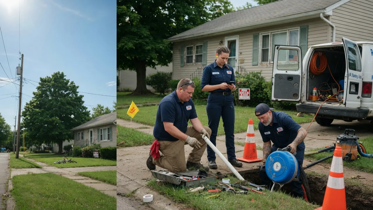 Sewer Line Repair in Tuppers Plains, OH near me